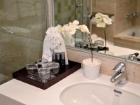 華園飯店-豪華家庭房 浴室